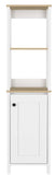 St. Clair Linen Cabinet, Two Interior Shelves, Two Open Shelves, Single Door B200P188851