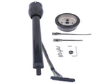 28" Black Stainless Tilt Steering Column Manual Floor Shift No Key with Adapter 71906800