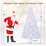 7 Feet White Christmas Tree 70314439