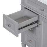 30'' Bathroom Vanity with Top Sink, Modern Bathroom Storage Cabinet with 2 Drawers and a Tip-out N710P206904E