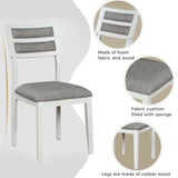 Classic and Traditional Style 6 - Piece Dining Set, Includes Dining Table, 4 Upholstered Chairs & 96380946