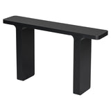 U_STYLE Elegant Acacia Veneer Entryway Table,Suitable For Entryway, Hallway, Living Room, Foyer, N711P207657B