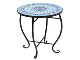 Inlaid With Diamond-Colored Sea Mosaics With Round Terrace Bistro Tables 21014549