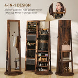 Floor standing jewelry cabinet with LED lights 91690239