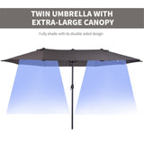 Outdoor beach umbrella/Double-Sided Market Umbrella 70999440