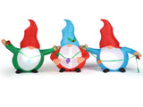 6.6 FT Lighted Christmas Inflatable Decoration, Inflatable Three Christmas Gnomes Elves, Funny Blow 49965532