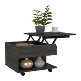 Luanda Lift Top Coffee Table, Casters, One Shelf -Espresso B20091882