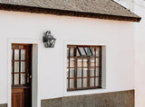 Black Outdoor Wall Lantern 2-Light, Large Outside Modern Wall Sconce Fixture, Industrial Porch W2714P218530