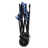 440lbs Collapsible Foldable Wagon Cart with strapping system ,Beach Wagon Utility Cart Utility Wagon W2932P253145