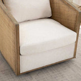 COOLMORE Swivel Chair, Comfy Round Accent Sofa Chair for Living Room, 360 Degree Swivel W395102742
