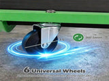 Foldable Automotive Mechanic Creeper with Thick EVA Foam PU Leather Cushion, 6 Universal Rolling 15920744