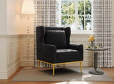 Modern Armchair Velvet Accent Chair Chair Single Sofa Chair for Living Room, Bedroom, or N763P360686B