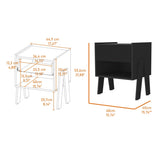 Hyacinth Nightstand, One Drawer, Open Shelf B128P148719