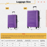 2 Piece Luggage Set with Bags Expanable Spinner Wheels ABS Lightweight Suitcase with TSA Lock N732P198745I