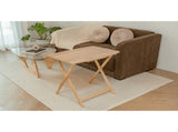 XL Oversized Rubberwood Folding TV Tray Table, Natural 58807951