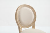 French Country 26'' Height Bar Chairs Set of 2, Upholstered Chairs with Round Back, Wire drawing and W3426P324574