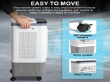 3 in 1 Portable Evaporative Cooler,720R,Indoor,Outdoor,461CFM Air Cooler with remote,Copper 63438621