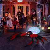11.8 FT Inflatables Crawling Spider Outdoor Decorations with Rotating LED Lights, Scary 23890780