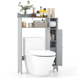 Gray bathroom cabinet, bathroom storage rack 77052113