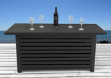 Casselton Steel Propane/Natural Gas Outdoor Fire Pit Table with Lid B120P203166