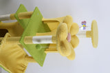 71 inch flower cat tree with large condo removable flower cushion and hammock yellow W243P326629