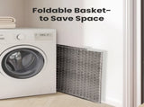 Laundry Hamper, No Installation Required, with Removable Liner, 90 Liter Hand-Woven Synthetic Rattan 80131302