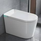 ZNTS Smart Toilet with 85MM Wider Bidet Seat, Smart Toilet with Bidet Built in, Voice Control, Bubble W1872115355