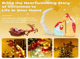 5 ft Christmas decorations with LED lights 00686802