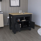 Arlet Kitchen Island Two Door Cabinet and Shelf B070P173165