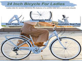 7 Speed, Steel Frame, Multiple Colors 24 Inch Ladies Bicycle 85254960