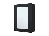 Black Medicine Cabinet with Included Mirror B062P252183