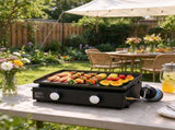 22.4" Commercial Countertop Gas Griddle, Heavy Duty Manual Flat Top with Non-Stick Plate & H-Shaped 37938080