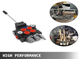 Hydraulic Valve 2 Spool Hydraulic Joystick Control Valve 11gpm Hydraulic Directional Control Valve T3342P359995