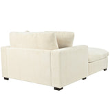 Mirod 53.5''*70.9'' Oversized Chaise, Lounge Chair - Classic Design, Soft Fabric, Easy Assembly, N760P196662A