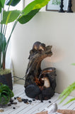 16.9x15x31.3" Decorative Brown Water Foutain with Otter Design, with Light and Pump, for Indoor and W2078138955