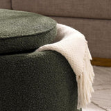 Ottoman, multi-functional combination set table Ottoman, combination of Ottoman and table, with drum W487P243610