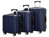 3-in-1 Multifunctional Large Capacity Traveling Storage Suitcase Luggage Set Navy Blue 20244081