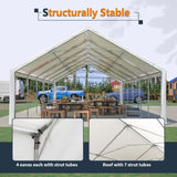 20x40FT Party Tent Heavy Duty, Large Wedding Event Shelters with 3 Carry Bags & Removable Sidewalls, 52771184