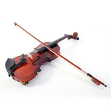 ZNTS GV100 1/8 Acoustic Solid Wood Violin Case Bow Rosin Strings Shoulder Rest Tuner Natural 27113115