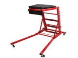 Fit Ford Car repair ladder 400 LB, 45-66 inch height red iron tube, black cushion iron MT034026 24643559