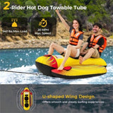 Yellow Inflatable Towable Tube Banana Boat for Boating 57978634