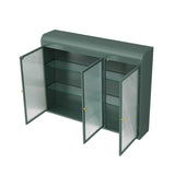 3 Door Arched Wall Mounted Glass Cabinets for Kitchen, Living Room and Bathroom W757P221504