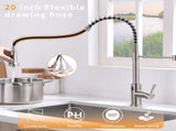 Touchless Kitchen Faucet,Hands Free Automatic Smart Kitchen Faucet Black Smart Kitchen Faucet W1932P156239