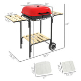 ZNTS Portable Charcoal Grill /BBQ Grill （Prohibited by WalMart） 71411362