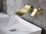 Wall mounted bathroom waterfall faucet 09354006
