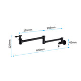 Wall Mount Folding Kitchen Pot Filler Faucet W2287P185983