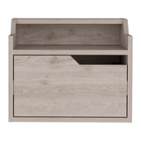 Busan Modern Floating Nightstand , End Table, Side Table Single-Drawer Design with Sleek Two-Tiered B200137839