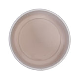 Handmade Ceramic Planter Set of 2, 11" & 8" Diameter, White with Vertical Ridges, for Aquatic Plants W3273P322550
