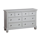 ZNTS Glendale 6 Drawer Dresser Pure White B02263737