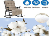Outdoor High-Back Chair Cushions, One-Piece Hinged and Back Design, Fade-Resistant & Waterproof 50023565